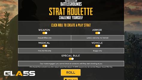 PUBG Strat Roulette Ruleslist.